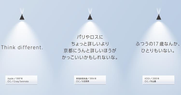 Think differentなコピーたち