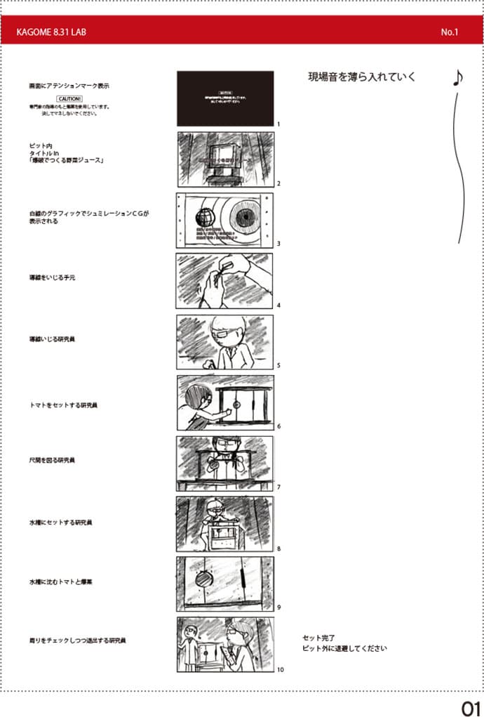 高性能爆薬でつくる野菜ジュース/カゴメ