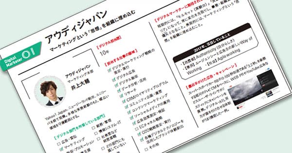 編集部が注目する次世代のデジタルマーケター36人(1)