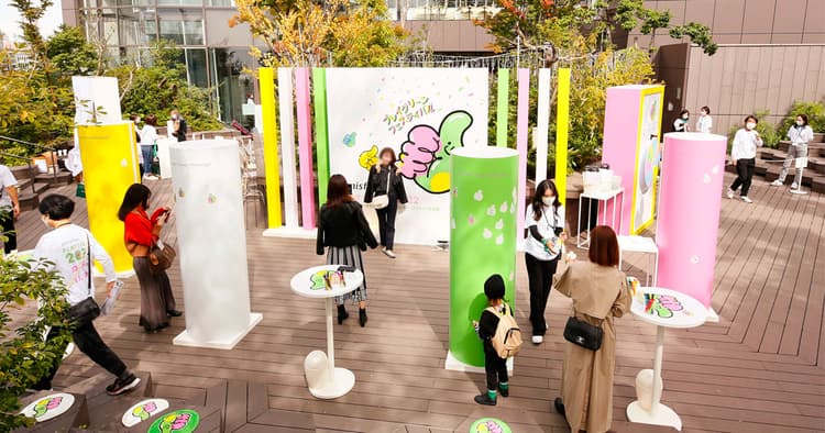 チェジュ島を表現した会場で自然環境保護の取り組みをPR
