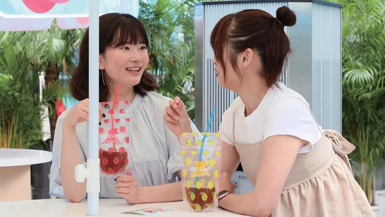 「コーヒーなのにフルーティー」 リフレッシュドリンクの体験イベント