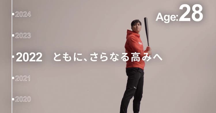 大谷翔平選手と共に挑戦した8年 ヒストリームービーで振り返る