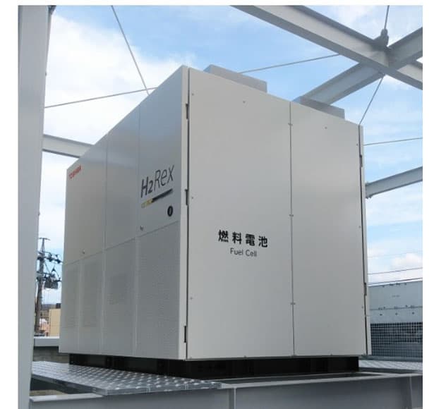 東芝ESS、長野トヨタ本社で純水素燃料電池が稼働