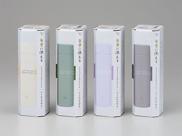 象印、水筒個装箱を八角形に 紙使用量1割削減
