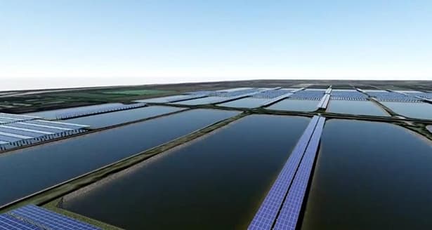 九電工ら、養殖池の上で55MWの太陽光発電 台湾