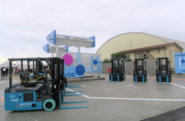 三菱ガス化学、新潟に水素ステーション開設 FCフォークリフト運用開始
