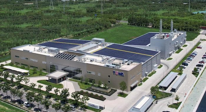 TOWA、中国子会社で太陽光導入 グルーブ使用電力の4割を再エネへ