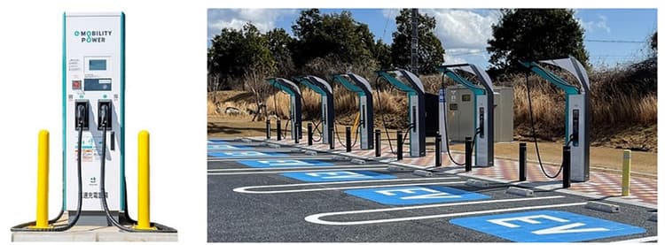 高速道路のEV急速充電器、25年度1,100口へ 5年で2.7倍