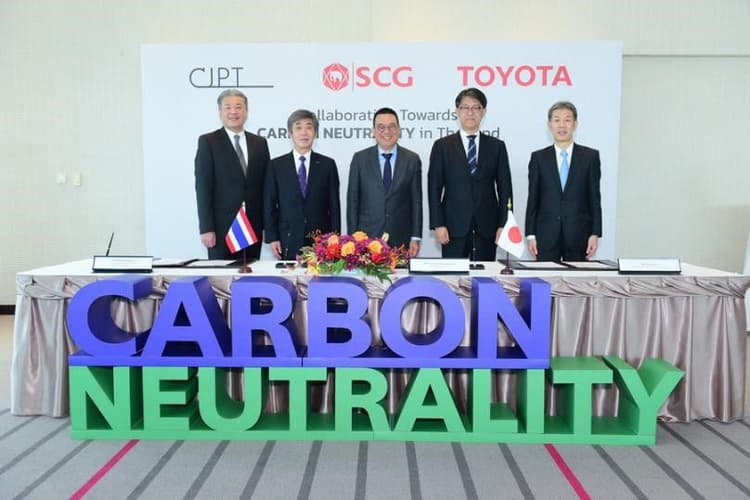 トヨタとCJPT、タイの脱炭素に向けて現地企業2社と協業へ