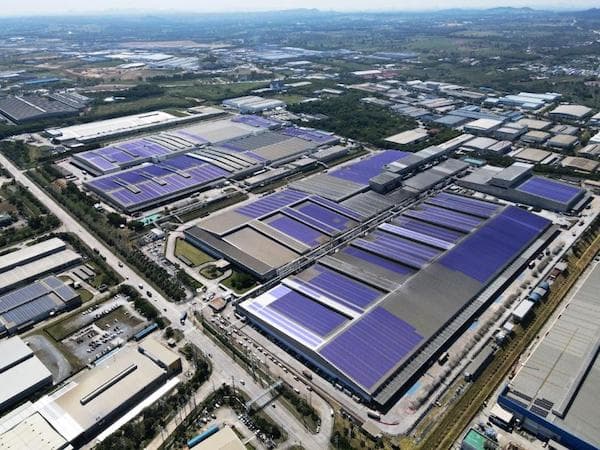 住友ゴム工業、タイのタイヤ工場に世界最大の屋根置き太陽光発電設置