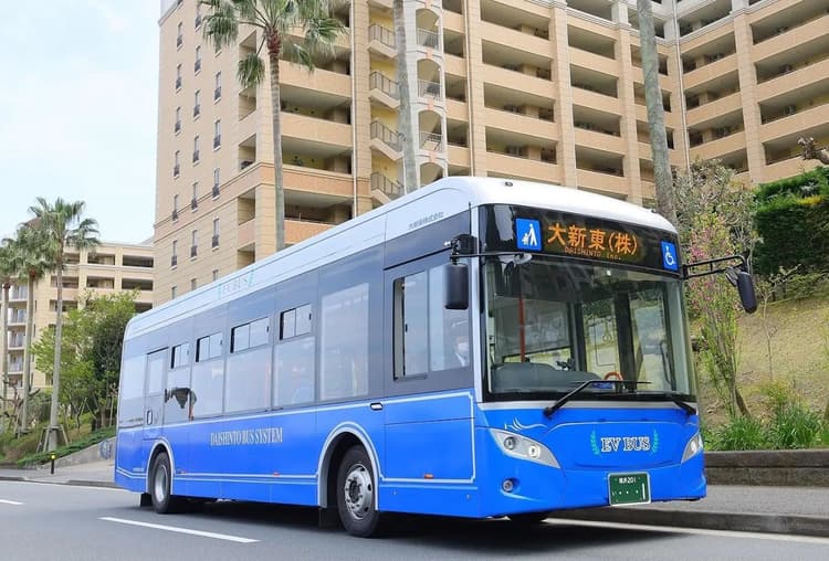 シダックス子会社、EVバスを導入 横浜市内運行の乗合バスに