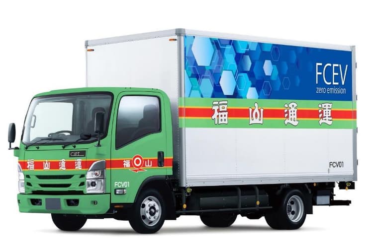 福山通運、都内で「燃料電池トラック」での配送を開始
