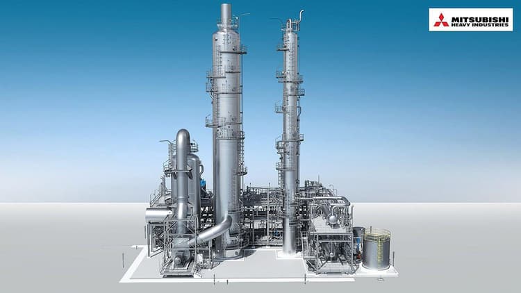 三菱重工、伊企業にCO2回収技術ライセンス供与