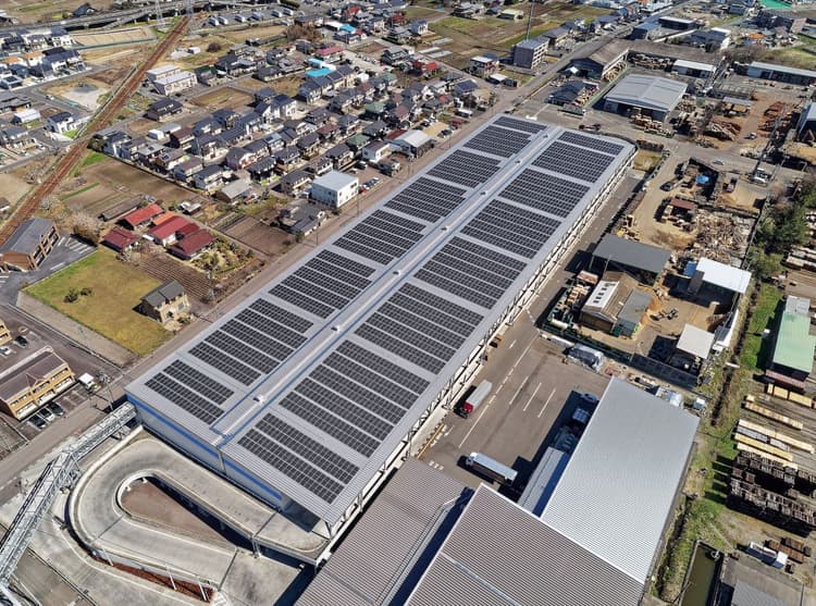 大王製紙、3工場・計2.7MWの自家消費型太陽光発電稼働