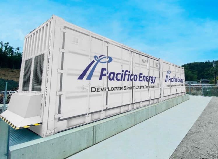 パシフィコ・エナジー、国内初・電力市場向け系統用蓄電池2件を稼働