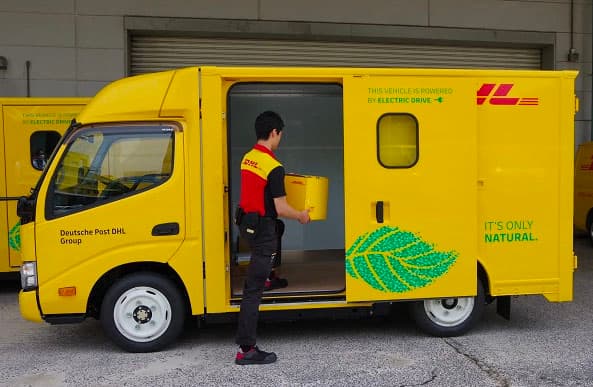 DHLジャパン、EVトラック19台を追加導入 23年度中に