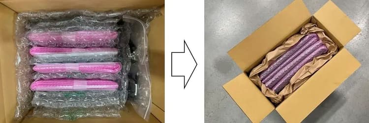 PCレンタルのパシフィックネット、梱包材を見直しプラ削減+輸送効率向上