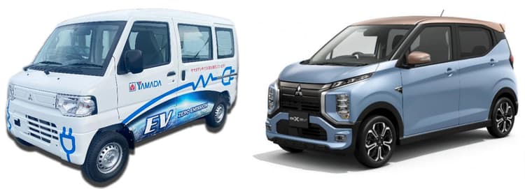 ヤマダデンキ、三菱自動車のEVを法人向けに販売 5店舗から