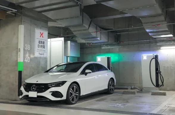 グランフロント大阪、EV充電ステーション設置 再エネ電力を活用