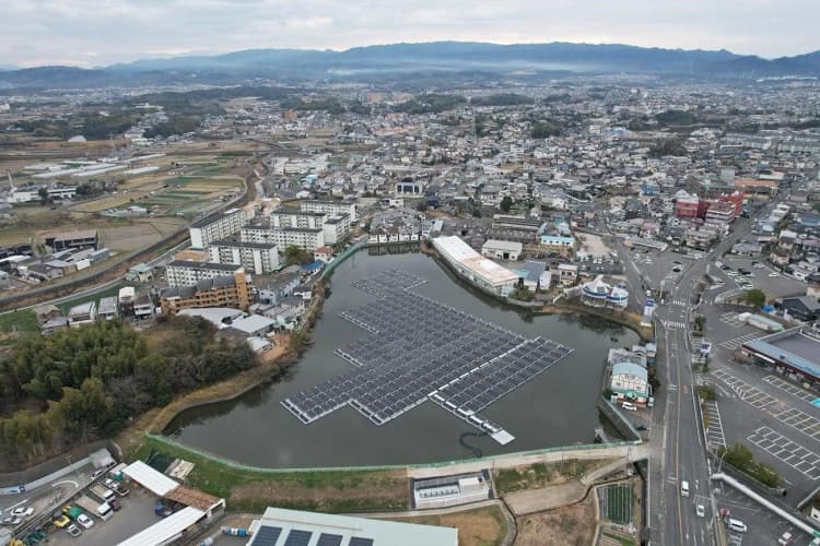 太陽グリーンエナジー、泉佐野市の水上太陽光発電所で初のオフサイトPPA
