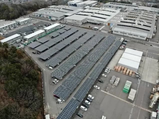 中部電力、工場に1.5MWソーラーカーポート導入 CO2年間700t削減