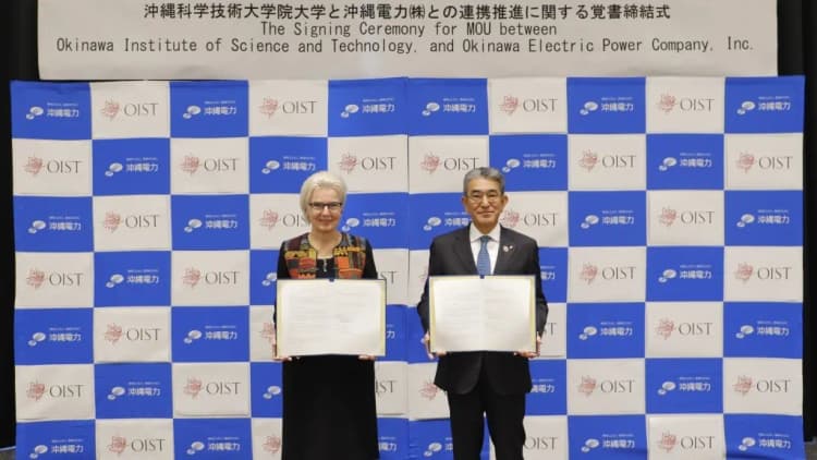 沖縄電力、沖縄科学技術大学院大と脱炭素化で連携 新技術開発など