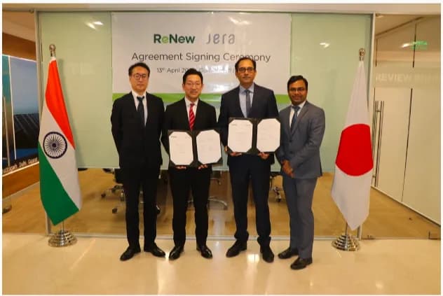 JERA、インドでグリーンアンモニア製造へ 同国再エネ大手と連携
