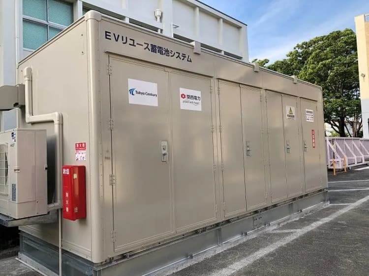 関西電力と東京センチュリー、使用済みEV電池を用いた蓄電池システム実証
