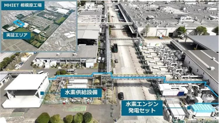 MHIET、水素専焼エンジン向け実証設備が完成 試験運転開始