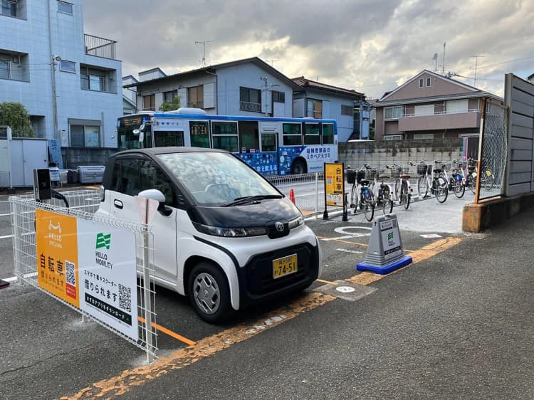 東急バス、小型EV専用カーシェアステーション設置 OpenStreetと連携