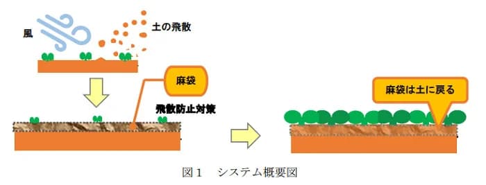土に還る麻袋を屋上緑化に活用 撤去不用で廃棄物削減、東急建設ら