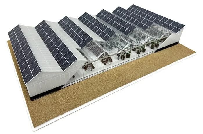 農業ハウス建築の初期費用を負担 京セラが営農型太陽光発電事業を開始