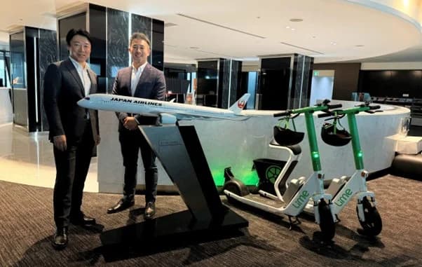 電動キックボード利用でマイル貯まる JALとLimeが協業