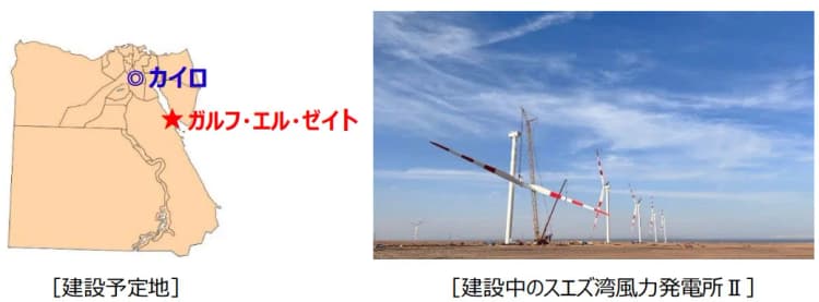 豊田通商のエジプト風力開発が計画変更 150MW増設・総容量654MWに