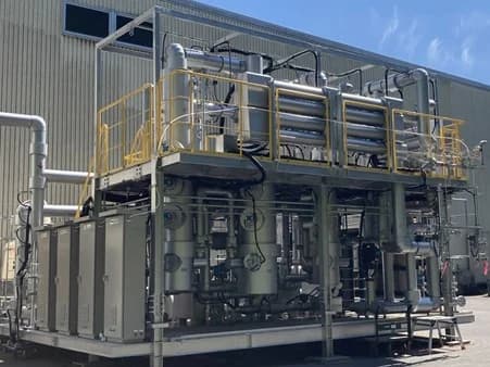 10MWバイオマス発電所に省エネ型CO2分離回収装置導入 タクマ実証