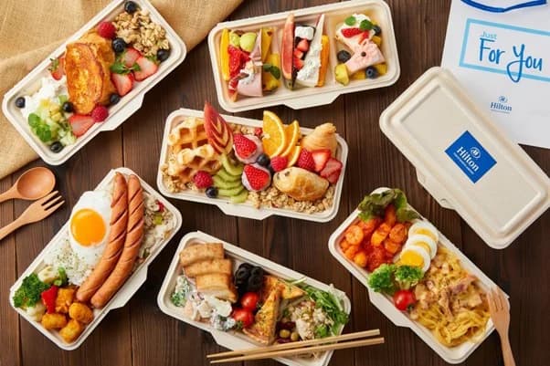 ヒルトン成田が食品ロス削減へ、ビュッフェで持ち帰り容器提供 AI活用も