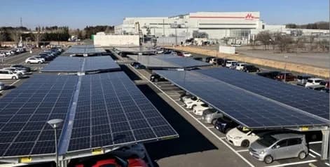森永乳業、茨城県利根工場でソーラーカーポート増設 出力合計1.1MWに