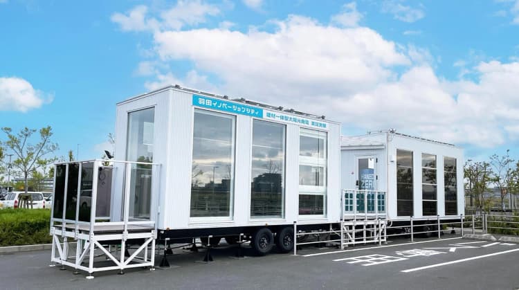 YKKら、建材一体型・ペロブスカイトの実証 羽田イノベーションシティで