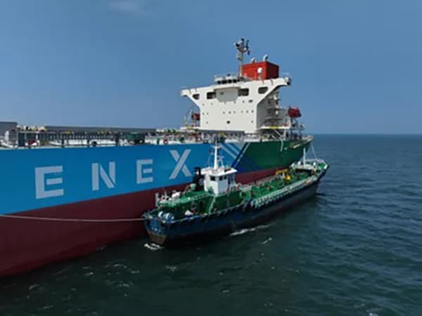 商船三井、バイオ燃料による試験航行開始 北陸電力向け電力炭輸送船で