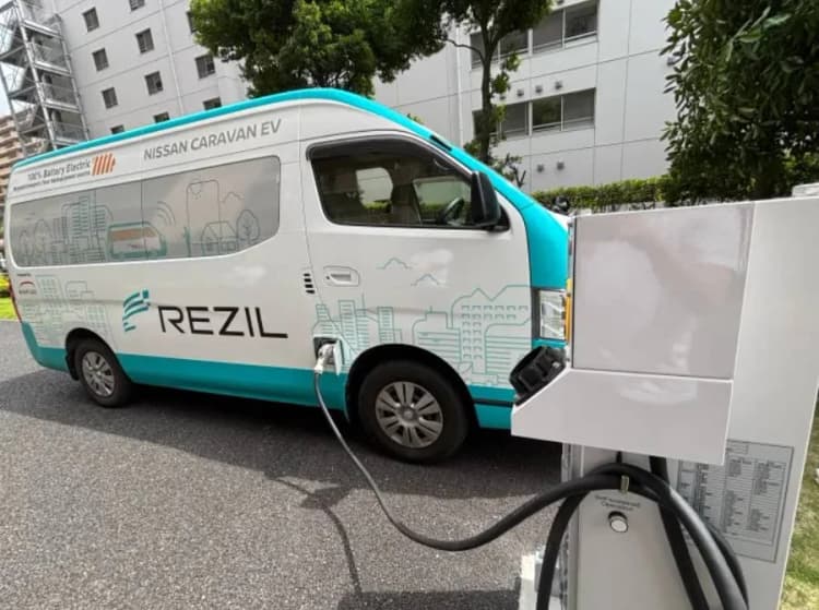 レジル、EVからマンションに自動電力供給 停電・災害時にBCP機能