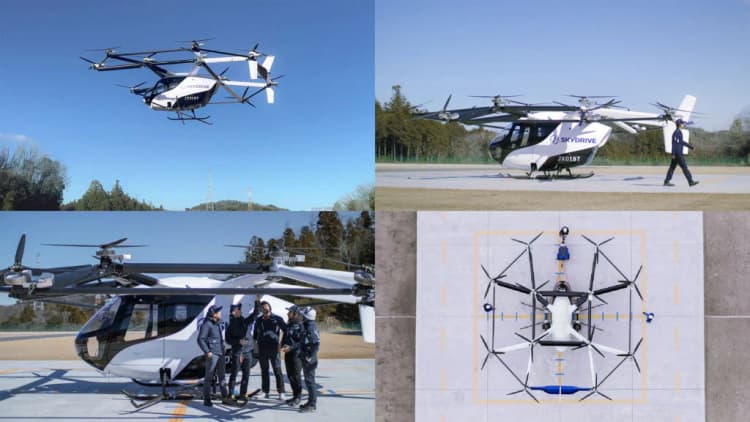 空飛ぶクルマ実用化に向け、SkyDriveがスズキなどから83億円調達