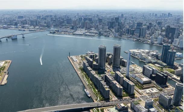 「選手村レガシー」晴海地区 最終超高層タワー2棟が完成 低炭素建築認定