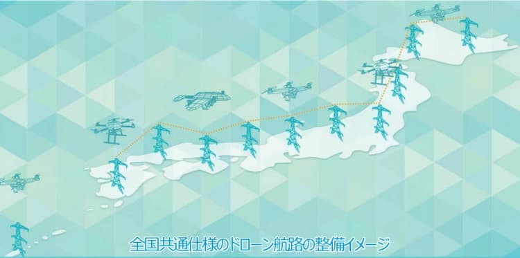 ドローン自動飛行サービス提供範囲拡大、全国展開へ グリッドスカイウェイ