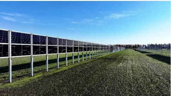 国内最大規模の垂直式営農型太陽光発電、12月に稼働 帯広畜産大ら実証へ