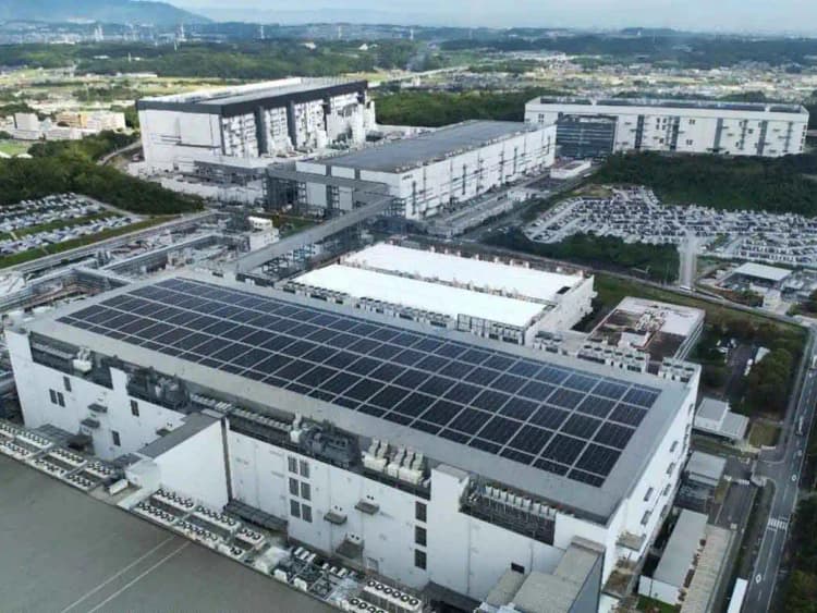 キオクシア、四日市工場に太陽光導入 出力2.7MW・3棟目のPPAモデル