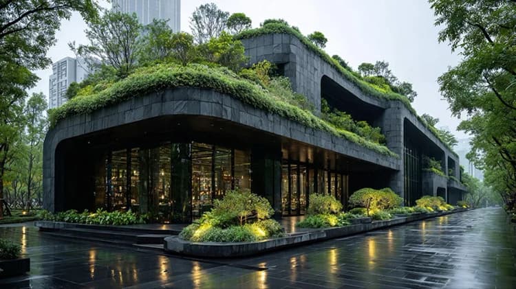 全国屋上・壁面緑化施工実績、着工数減少も「複合植栽」増加による効果に着目