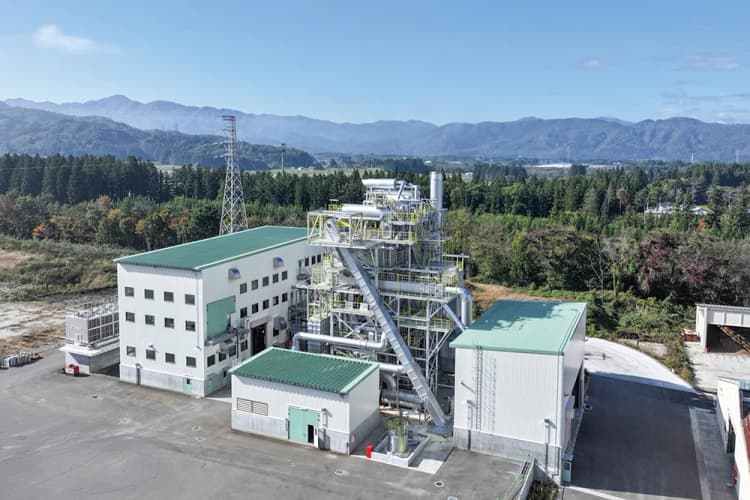 タクマら、米沢市でFITバイオマス発電所の運転開始 山形県の未利用材活用
