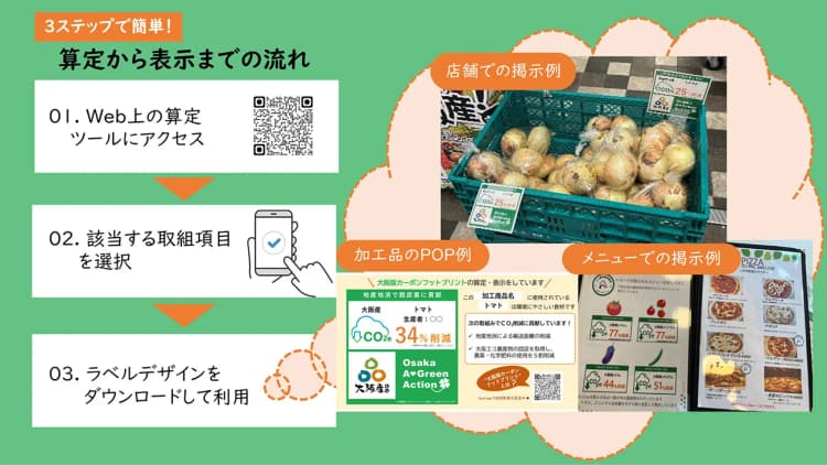 大阪府、地元産の農産物用CFP可視化ツール改善 輸送距離短縮でCO2削減