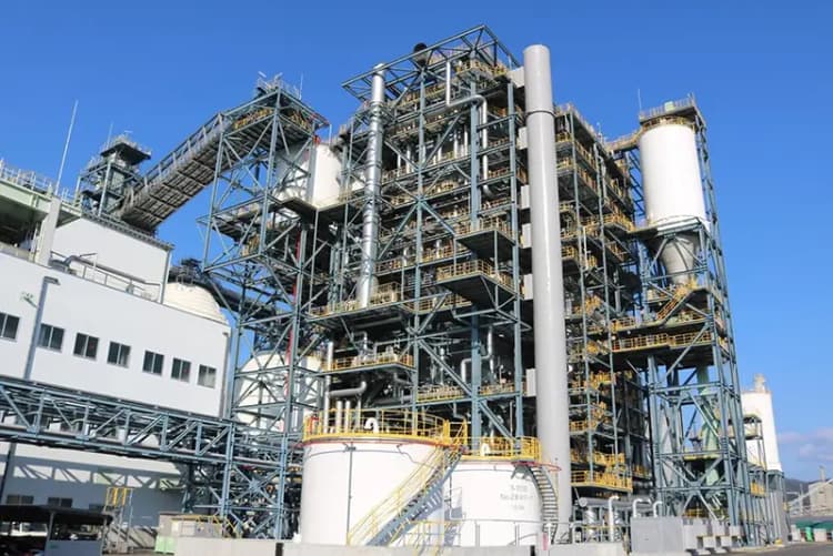 東ソー、老朽石炭火力を更新 4種燃料混焼のバイオマス発電所稼働