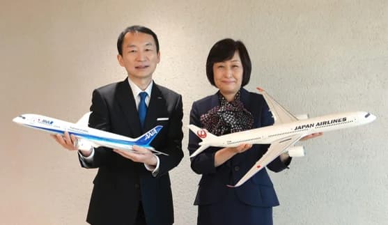 ANAとJAL、SAF普及へ「日本型モデル」提言 航空脱炭素は実装段階に